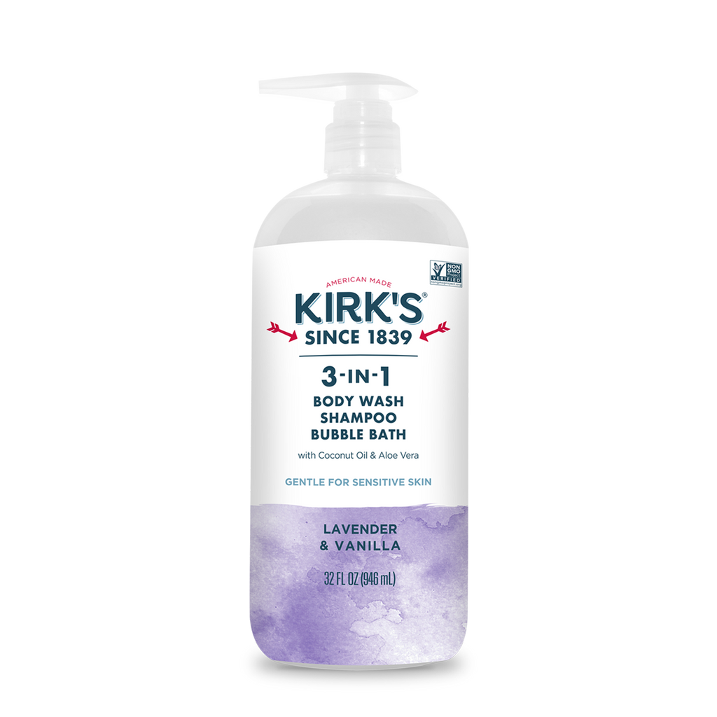 Lavender & Vanilla - 3-in-1 Cleanser – Kirk's Soap