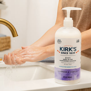 Lavender & Vanilla - 3-in-1 Head To Toe Nourishing Cleanser