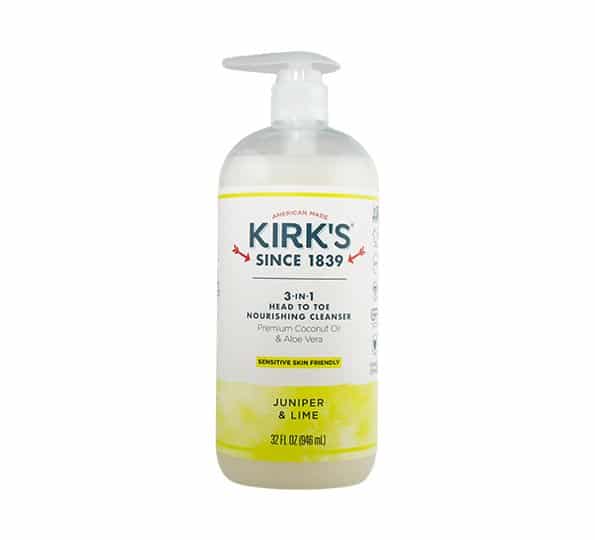 Kirk’s 3-in-1 Head to Toe Nourishing Cleanser | Juniper & Lime