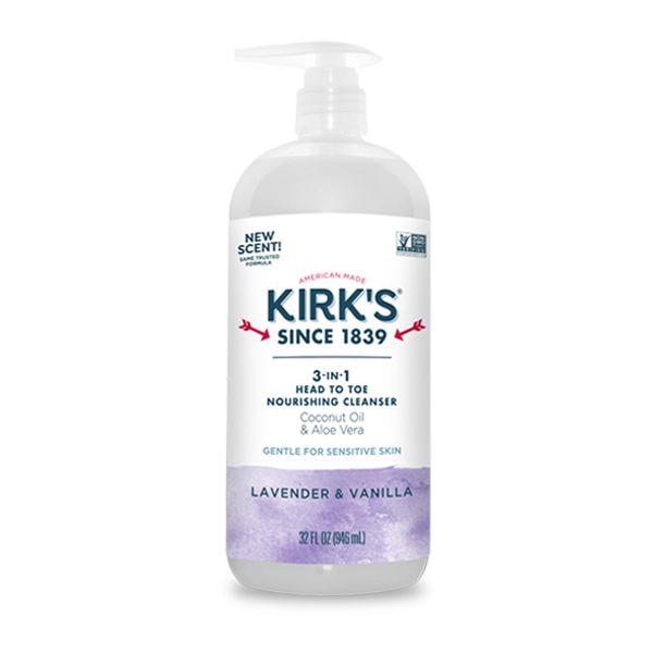 Lavender & Vanilla – 3-in-1 Head To Toe Nourishing Cleanser